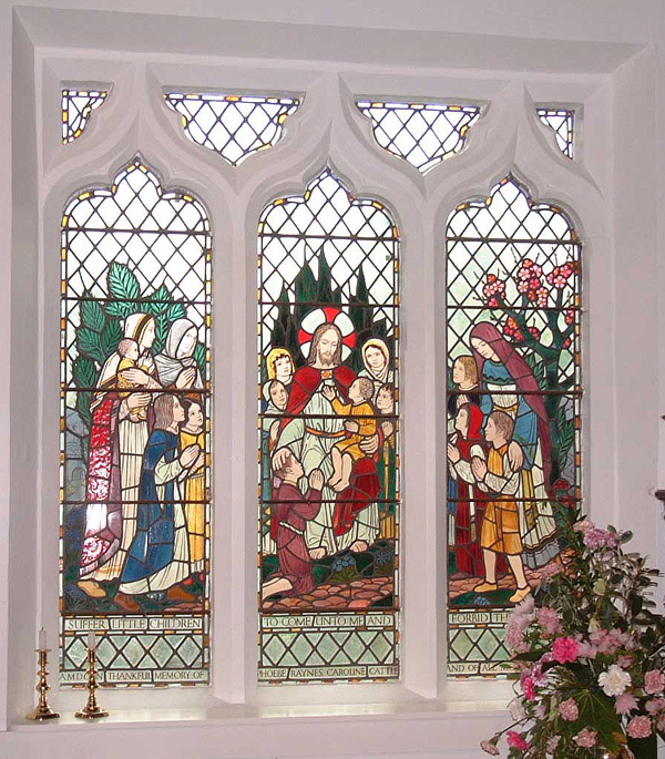 Smalley Church Stained Glass Windows